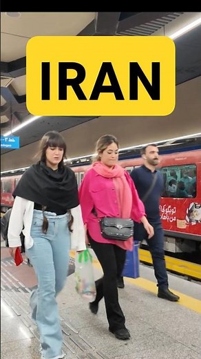 Exploring Tehran's Metro: What Does The Iranian Society Look Like In The Subway? #metro #iran #dji
