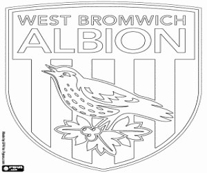 West Bromwich Albion logo coloring page printable game