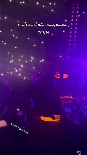 From Ashes to New - Barely Breathing live
