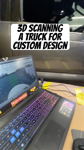 3D Scanning a Truck for Custom Design