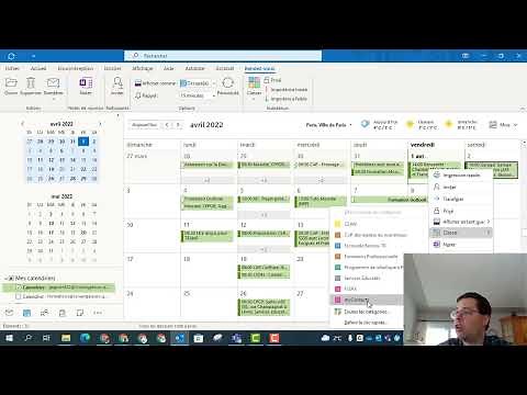 11 - Créer un rendez vous dans le calendrier Outlook