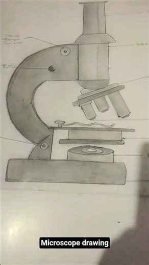 microscope easy drawing#microscope drawing#easy drawing#top 1 drawing #nice niceeasy drawing#drawing