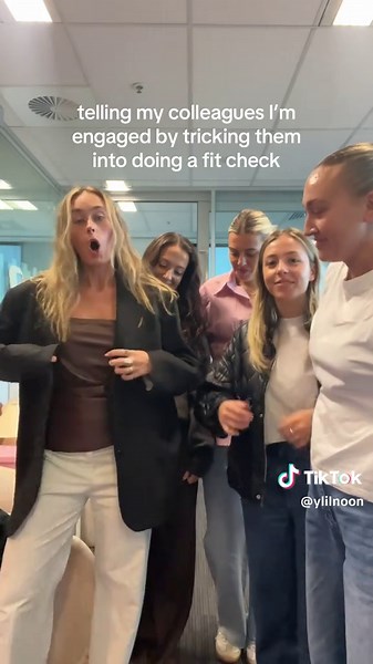 Engagement Announcement: Hilarious Fit Check Reactions