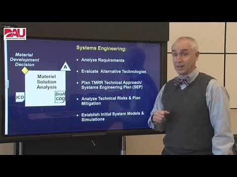 Materiel Solution Analysis Phase Overview