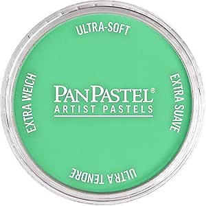 PanPastel Artist Pastels by GOLDEN, Blue Green Light, 2.44” / 62mm Pan Diameter, Professional Artist Pastels, Unique Pan Format (cake-like)