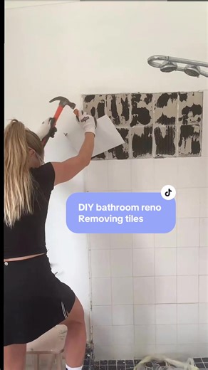 DIY Bathroom Renovation Update: Easy Tile Removal