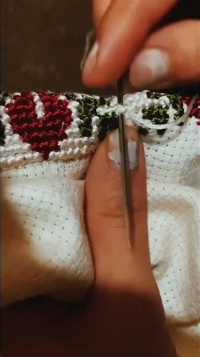 How to cross stitch #purelyhandmade