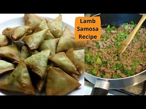 Lamb Samosa Recipe - Punjabi Lamb Samosa Recipe - Mutton Keema Samosa Recipe - How to Make Samosa