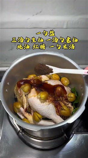不用複雜調料，也不用費時間，高壓鍋全程10分鐘就能做出地道的黃皮果焗雞，雞肉吸收了黃皮果果汁果香，風味獨特，鮮嫩多汁，好好喫 #黃皮焗雞 #潮汕美食 #高壓鍋美食 #美食教程 #誰懂這一口的