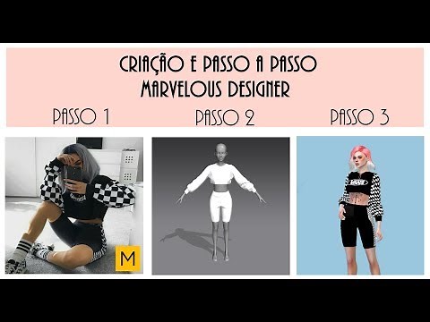 CRIAÇÃO E PASSO A PASSO MARVELOUS DESIGNER-THE SIMS 4