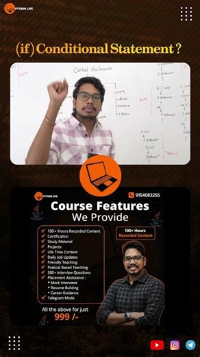 If Statement in Java | First Decision-Making Statement Every Beginner Must Know | PythonLife