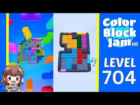 Color Block Jam Level 704 Solution Walkthrough