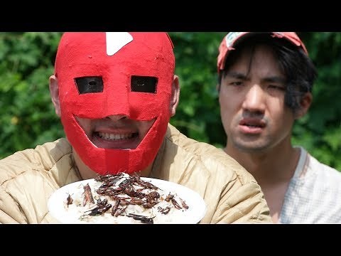 [우마]곱등이(꼽등이)를 먹어보자. Cave Cricket!! Catch n Cook!!!