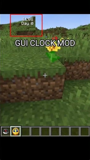 Minecraft 2 Op Mods GUI Compass And GUI Clock Mod #gaming #mincraft#shorts