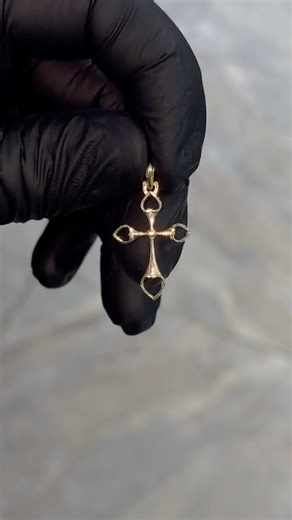 Open Heart Cross Pendant | Item #71108