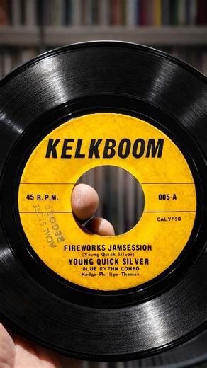 Aruba Vinyl Records on Instagram: "1967 wasn’t just another Carnival year. It marked a milestone in Aruba’s music history: the very first Calypso Contest Winner was officially recorded and pressed on a 45 RPM single, released on the Kelkboom label by Radio Kelkboom; Aruba’s first commercial radio station and keeper of many of our earliest recordings. That winning calypso, “Fireworks Jamsession” by Calypso King 1967 David Hodge “Young Quick Silver” accompanied by the Blue Rhythm Combo, was alread