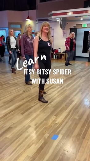 Learn To Line Dance with Itsy Bitsy Spider | Beginner Guide
