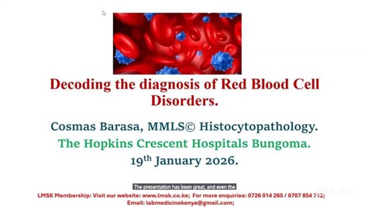 DECODING THE DIAGNOSIS OF RED BLOOD CELL (RBC) DISORDERS. | Lab Medicine Society Of Kenya (LMSK)