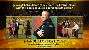 【Festival Finale: Shanghai Opera House - Cavalleria Rusticana and Pagliacci Semi-staged Operas 藝術節閉幕演出：上海歌劇院《鄉村騎士》與《丑角》音樂會版歌劇】 FREE Online Viewing: https://go.hkaf.org/50thfinale-en Join a global audience to celebrate the Festival Finale with this opera double bill bursting with passion “Verismo”, which replaced high-flown heroes and ancient myths with stories of ordinary people experiencing life-changing emotions, took 19th-century Europe by storm, producing work that still sweeps audiences off