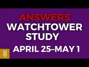 JW English Weekend Meeting 2022 | April 25–May 1 (Public Talk & Watchtower Study)