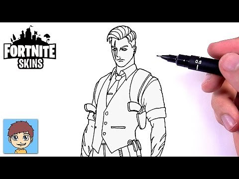 Comment Dessiner Fortnite Midas Facilement - Dessin Fortnite Facile