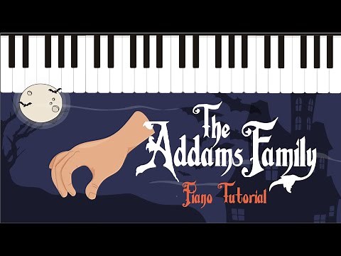 How to play the Addams Family theme - Easy Piano Tutorial