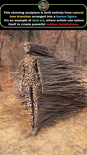 This Human Figure Is Made Entirely From Trees 🌳