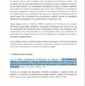 Competencias Informacionales - Cita bibliografica