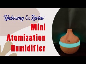 Review Mini Atomization Humidifier | Review Pelembab Udara