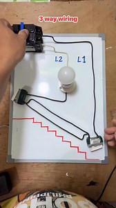 1.6M views · 6.6K reactions | Dalawang 3 way sa isang ilaw #viralreelsシ #electricaltutorial #electrician #highlights | Electrical Tutorial | Facebook