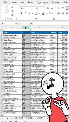 Save this for later😎 #excel #exceltricks #excelhacks #exceltips