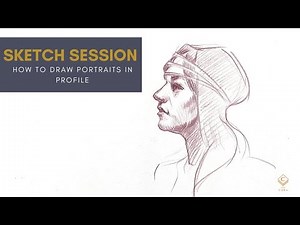 How To Draw Portraits in Profile; Practice Sketch Session