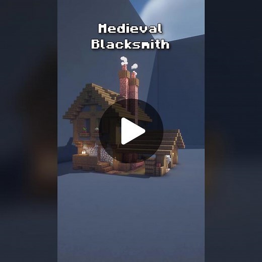 Minecraft: Medieval Blacksmith. #minecraftblacksmith #foryou #foryoupage #gaming #minecraft