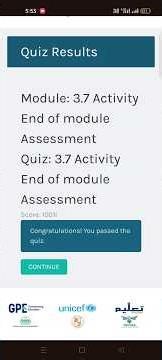 Module 3.7 activity End of module Assessment