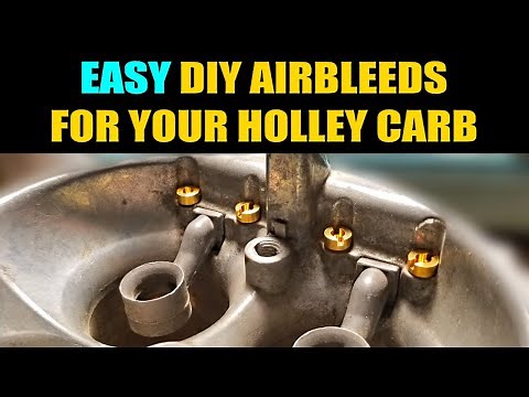 HOLLEY CARB AIR BLEED INSTALLATION | DIY Air Bleeds For A Holley Carburetor | Holley Carb Secrets