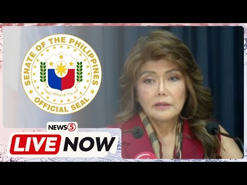 LIVE | Sen. Imee Marcos holds press conference #News5 (March 27, 2025)
