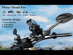 BRCOVAN Anti Vibration Motorcycle Phone Holder