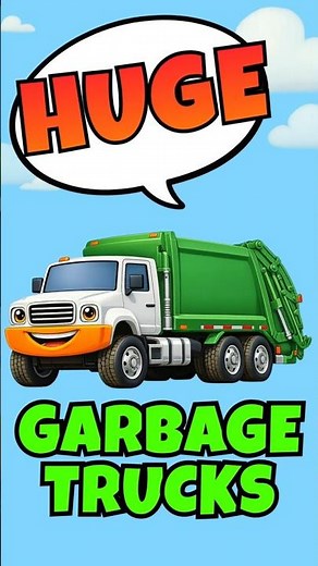 Huge Garbage trucks!⚡| Garbage trucks Song for Kids | Vehicles Song