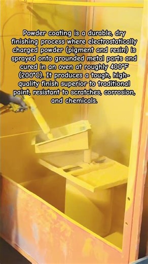 Powder coating is a durable,dry finishing process | colouring | #powdercoating #specialistcoatings