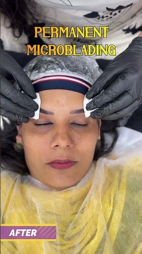 Real #microblading Transformation 💖 | Before & After Eyebrows - #trivandrum