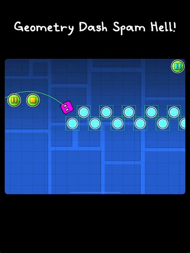 Geometry Dash Spam Hell Challenge!! 🔥