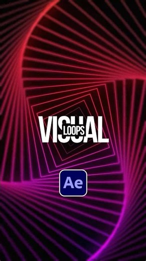 Create Visual Loop Backgrounds in After Effects #tutorial