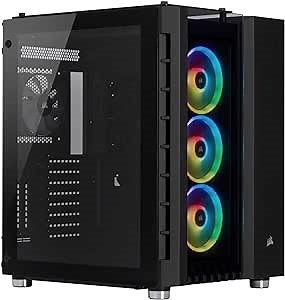 Corsair Crystal Series 680X RGB High Airflow Tempered Glass ATX Smart Case, Black
