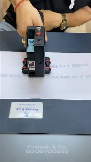 Handheld Printer for Long Data Printing | Print Batch Codes, Barcodes, QR, MRP & More | Full Explain