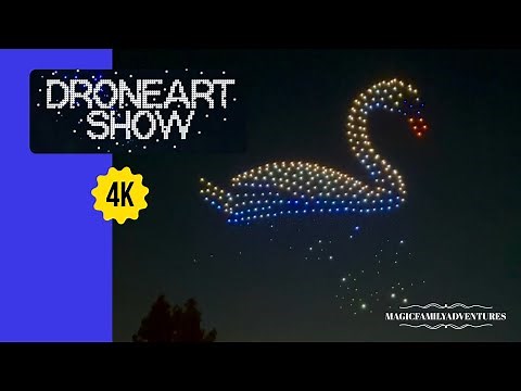 🎻 [4K] DroneArt Show: A Music Concert and Drone Show | Full Experience at LA Equestrian Center 🌌