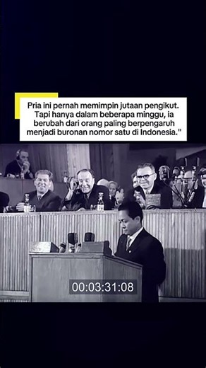 D.N. Aidit: Dari Orang Paling Berkuasa Menjadi Buronan Negara #history #sejarah #shorts