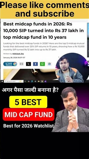 Mid Cap Mutual Funds multipy your returns