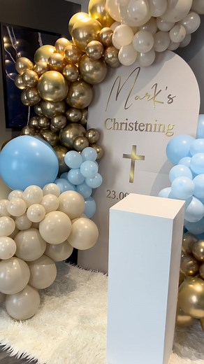 Christening Decorations Ideas for Baby Mark's Special Day