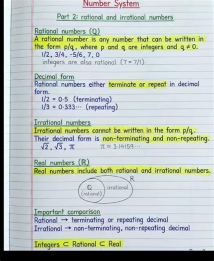 Number System in Mathematics | Complete Basics for Beginners (BSc / Class 11-12)