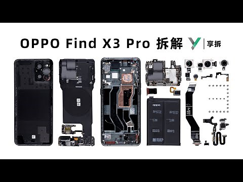 【享拆】OPPO Find X3 Pro拆解体验：手机色彩的里程碑！-XYZONE